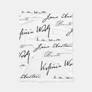 Women Writers Fleece Blanket