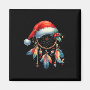 Women Xmas Dream Catcher Feather Dreamcatcher Men Magnet