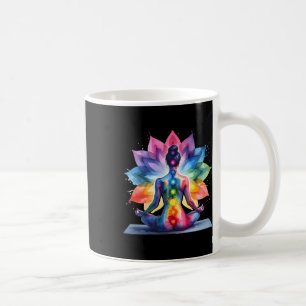 Women Yoga Meditation Spiritual Body Energy Chakra Coffee Mug