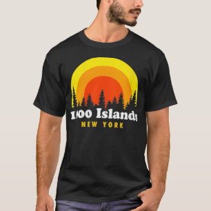 Womens 1000 Islands NY Thousand Islands New York U T-Shirt