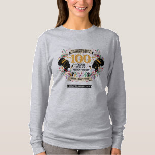 Women's 100 Years Black History Centennial Tee