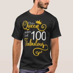 Womens 100th Birthday Party Gifts Ideas Grandma 10 T-Shirt