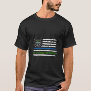 Womens 10th Special Forces Group Flag Veteran 10th T-Shirt