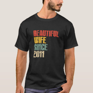 Womens 12th Wedding Anniversary for Her Handsome W T-Shirt