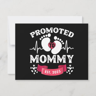 Womens 1st Time Mum EST 2025 New First Mummy Mothe Thank You Card