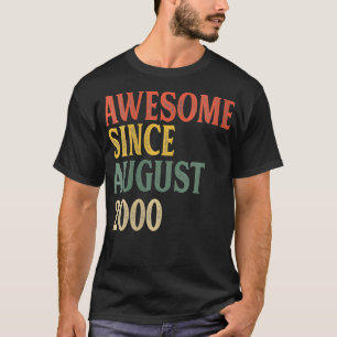 Womens 21th Birthday Retro Vintage Awesome Since A T-Shirt