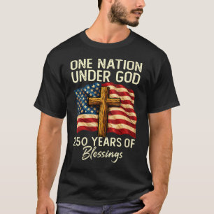 Women's 250 Years Of Blessing Nation Christian T-Shirt