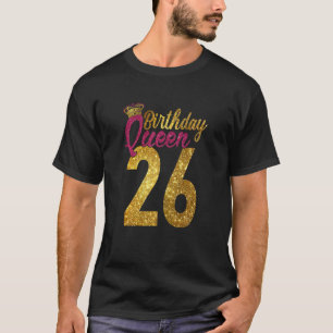 Womens 26 Years Old 1996 26th Birthday Queen Diamo T-Shirt