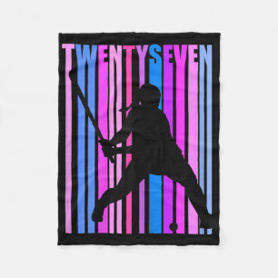 Womens 27th Birthday Field Hockey Player Sports Gi Fleece Blanket