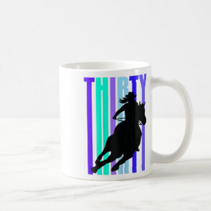 Womens 30th Birthday Womens Horse Riding Lovers Ro Coffee Mug