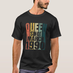 Womens 31St Birthday Gifts Quarantined Queen Since T-Shirt