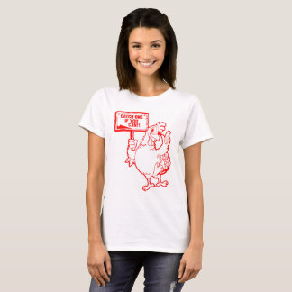 Women's 3- legged chicken shirt