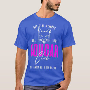 Womens 40th Birthday Est 1982 Cougar Club for Hot T-Shirt