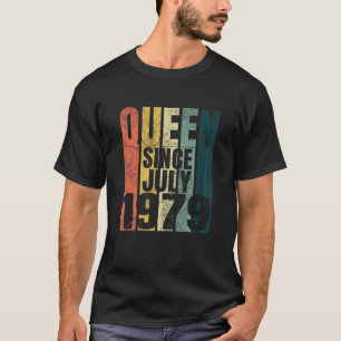 Womens 42Nd Birthday Woman Quarantined Queen Since T-Shirt