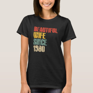 Womens 43rd Wedding Anniversary for Her Handsome W T-Shirt