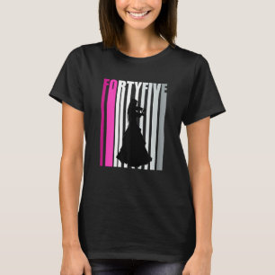 Womens 45th Violin Player Birthday Bday Violinist  T-Shirt