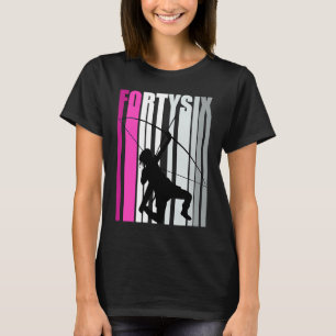 Womens 46th Archery Birthday Archer Queen Bow Arro T-Shirt
