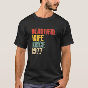 Womens 46th Wedding Anniversary for Her Handsome W T-Shirt