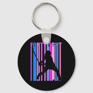 Womens 48th Birthday Field Hockey Player Sports Gi Key Ring