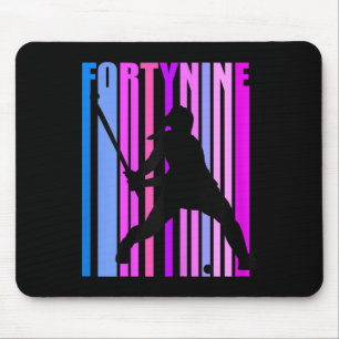 Womens 49th Birthday Field Hockey Player Sports Gi Mouse Pad