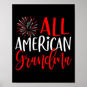 Womens 4th Of July Family Matching Shirts All Amer Poster