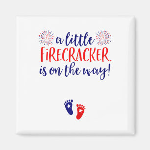 Womens 4th Of July Pregnancy Announcement Shirt Co Magnet