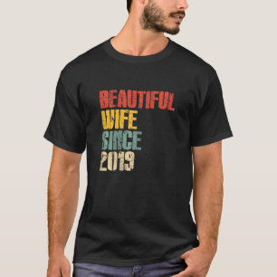 Womens 4th Wedding Anniversary for Her Handsome Wi T-Shirt