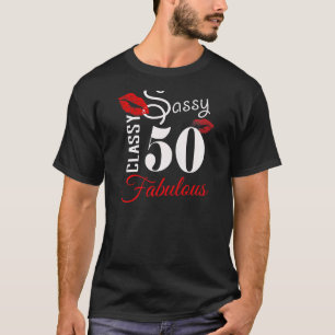 Womens 50 Years Old 50 & Fabulous Since 1972 50th T-Shirt