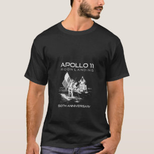 Womens 50th Anniversary Apollo 11 Moon Landing Spa T-Shirt
