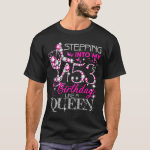 Womens 53 Year Old Stepping Into My 53rd Birthday T-Shirt
