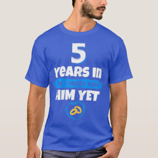 Womens 5 Years Anniversary Marriage Gift Idea for  T-Shirt