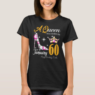 Womens 60th Birthday , Queen 60 Years Old T-Shirt
