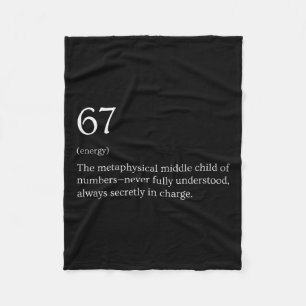Womens 67 Definition Meme V-neck Fleece Blanket