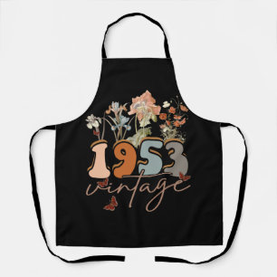 Womens 70 Years Old Vintage 1970 53th Birthday Tee Apron