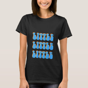 Womens 70s 80s Retro Little Sorority Reveal Family T-Shirt