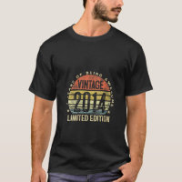 Womens 7 Year Old Vintage 2014 7th Birthday