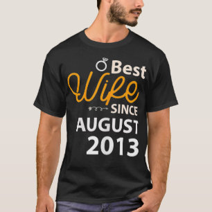 Womens 7th Wedding Anniversary Gift Best Wife Sinc T-Shirt