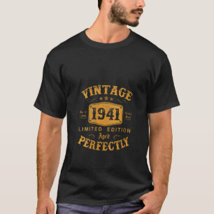 Womens 80 Year Old Birthday Vintage 1941 80th Bir T-Shirt