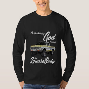 Womens 8th God Jimmy Squarebody Truck Suburban Bla T-Shirt