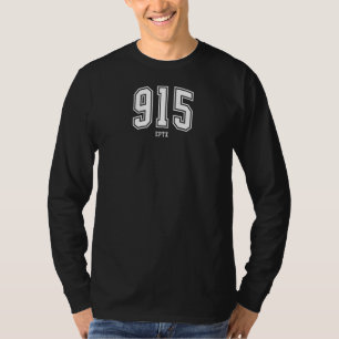 Womens 915 El Paso TX Classic Athletic 8 T-Shirt