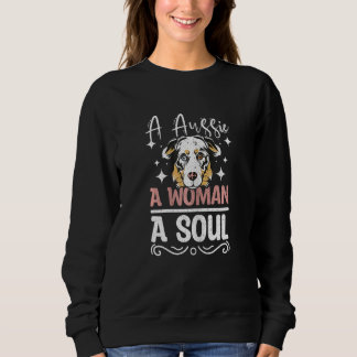 Womens A Aussie A Woman A soul Sweatshirt