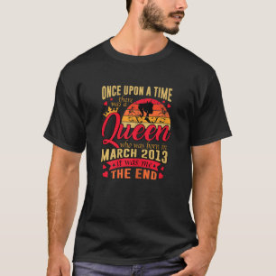Womens A Queen Born In March 1923 100th Birthday 1 T-Shirt
