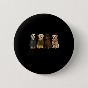 Womens A Spooky Paw Halloween Dog Halloween 6 Cm Round Badge