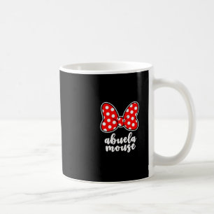 Womens Abuela Mouse Family Vacation Bow Coffee Mug