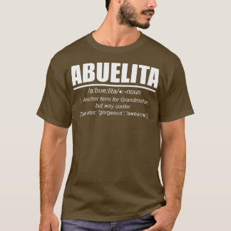 Womens Abuelita Definition Grandmother Granny T-Shirt