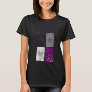 Womens Ace Lgbtq Asexuality Pride Month Playing Ca T-Shirt