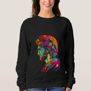 Womens Achilles Greek Mythology God Goddess Clothi Sweatshirt