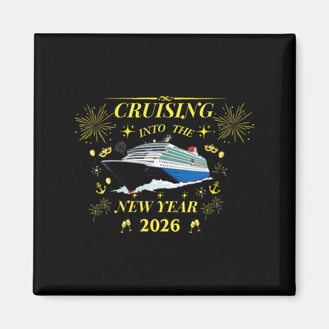 Womens Adventure Awaits – Welcome 2026 V-neck  Magnet (Front)