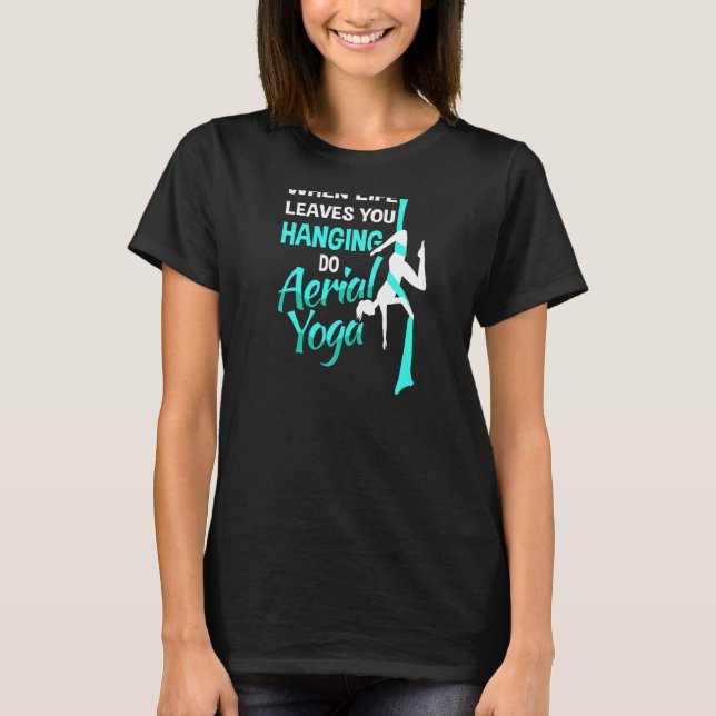 Womens Aerialist Aerial Silk Dancer & Aerial Yoga T-Shirt (Front)