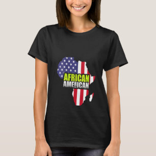 Womens African American For Usa America And Afric T-Shirt